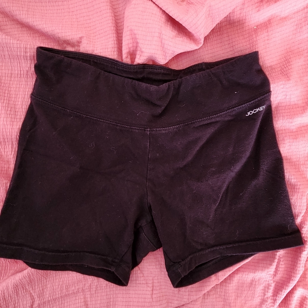 Jockey Black Shorts. Size small. Stretchy. Pre-owned.